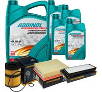 DENCKERMANN Controllo Set ADDINOL SUPER LIGHT 5W-40 9L Per Renault Espace IV