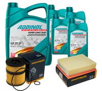 DENCKERMANN Controllo Set ADDINOL SUPER LIGHT 5W-40 9L Per Renault Espace IV