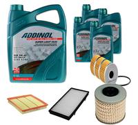 DENCKERMANN Controllo Set ADDINOL SUPER LIGHT 5W-40 9L Per Renault Trafic II
