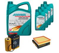 DENCKERMANN Controllo Set ADDINOL SUPER LIGHT 5W-40 9L Per Renault Trafic II