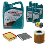DENCKERMANN Controllo Set ADDINOL SUPER LIGHT 5W-40 9L Per Renault Vel Satis