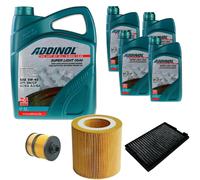 DENCKERMANN Controllo Set ADDINOL SUPER LIGHT 5W-40 9L Per Saab 9-5 Kombi