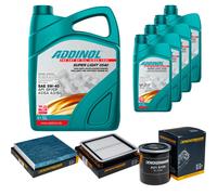 DENCKERMANN Controllo Set ADDINOL SUPER LIGHT 5W-40 9L Per Subaru Outback