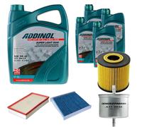 DENCKERMANN Controllo Set ADDINOL SUPER LIGHT 5W-40 9L Per Volvo S80 I 2.4