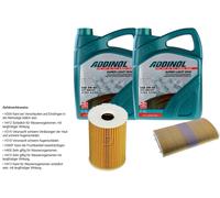 DENCKERMANN Controllo set ADDINOL SUPER LUCE 5W-40 10L per Porsche Boxster