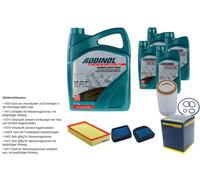 DENCKERMANN Controllo set ADDINOL SUPER LUCE 5W-40 9L9L per Mercedes Classe E
