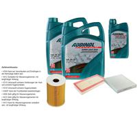 Denckermann Controllo Set Addinol Super Luce Di 5W-40 11L per Porsche Kramer