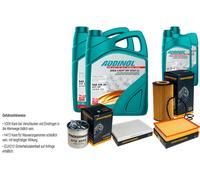 DENCKERMANN Controllo set ADDINOLO GIGA LIGHT 5W-30 12L per Mercedes-Benz