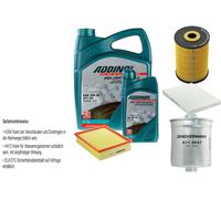 DENCKERMANN Controllo set ADDINOLO GIGA LIGHT 5W-30 6L per VW Passat Variant