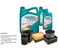 DENCKERMANN Controllo set ADDINOLO GIGA LIGHT 5W-30 7L per VW Transporter IV