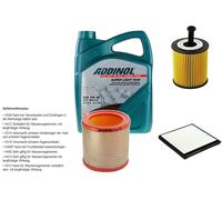 DENCKERMANN Controllo set ADDINOLO SUPER LIGHT 5W-40 5L per Citroën Berlingo