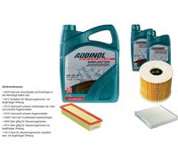 DENCKERMANN Controllo set ADDINOLO SUPER LIGHT 5W-40 7L per Citroën Berlingo