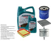 DENCKERMANN Controllo set ADDINOLO SUPER LUCE 5W-40 6L per Renault Laguna II