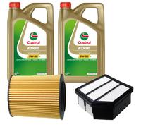 DENCKERMANN Controllo Set Castrol EDGE 5W-30 M Motore 10L Per Hyundai IX55