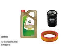 Denckermann Controllo Set castrol edge 5W-30 M Motore 5L per Fiat Doblo 1.2