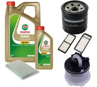 DENCKERMANN Controllo Set Castrol EDGE 5W-30 M Motore 6L Per Mazda 3 1.6 1.4