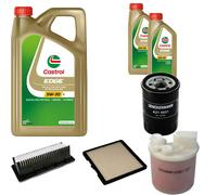 DENCKERMANN Controllo Set Castrol EDGE 5W-30 M Motore 7L Per Hyundai i10 1.2