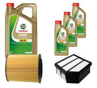 DENCKERMANN Controllo Set Castrol EDGE 5W-30 M Motore 8L Per Hyundai IX55