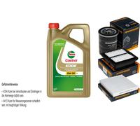 Denckermann Controllo Set castrol edge Titanio 5W-30 Ll 5L per Honda Civic