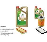 Denckermann Controllo Set castrol edge Titanio 5W-30 Ll 7L per BMW Serie