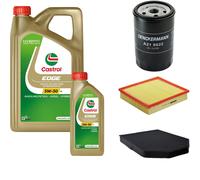 DENCKERMANN Controllo Set Castrol EDGE Titanium 5W-30 LL 6L Per Audi A8 2.8