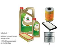 DENCKERMANN Controllo Set Castrol EDGE TITANIUM 5W-30 LL 6L Per BMW 5 Serie