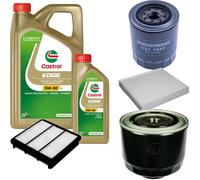 DENCKERMANN Controllo Set Castrol EDGE Titanium 5W-30 LL 6L Per Mitsubishi L