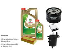 DENCKERMANN Controllo Set Castrol EDGE Titanium 5W-30 LL 6L Per Nissan Tiida