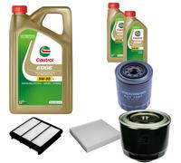 DENCKERMANN Controllo Set Castrol EDGE Titanium 5W-30 LL 7L Per Mitsubishi L
