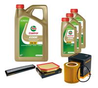 DENCKERMANN Controllo Set Castrol EDGE Titanium 5W-30 LL 8L Per BMW X3 2.5 Si