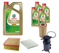 DENCKERMANN Controllo Set Castrol EDGE Titanium 5W-30 LL 9L Per VW Amarok