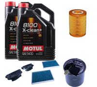 Denckermann Controllo Set di Motul 8100 5W-30 10L per Mercedes-Benz