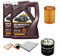 DENCKERMANN Controllo Set Energy Premium 5W-30 10L Per Mercedes-Benz E-Klasse
