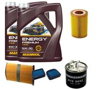 DENCKERMANN Controllo Set Energy Premium 5W-30 10L Per Mercedes-Benz S-Klasse