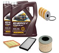 DENCKERMANN Controllo Set Energy Premium 5W-30 10L Per Opel Vivaro Kasten 2.0