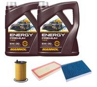 DENCKERMANN Controllo Set Energy Premium 5W-30 10L Per VW Touareg 3.0 V6 TDI