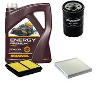 DENCKERMANN Controllo Set Energy Premium 5W-30 5L Per Honda Civic VI Fastback