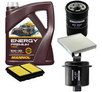 DENCKERMANN Controllo Set Energy Premium 5W-30 5L Per Honda Civic VI Fastback