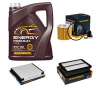 DENCKERMANN Controllo Set Energy Premium 5W-30 5L Per Hyundai I30 Kombi 1.6
