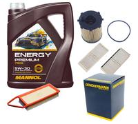 DENCKERMANN Controllo Set Energy Premium 5W-30 5L Per Mazda 2 1.4 MZR-CD