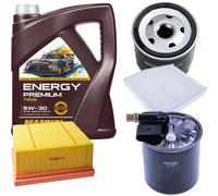 DENCKERMANN Controllo Set Energy Premium 5W-30 5L Per Mercedes-Benz A-Klasse