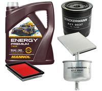 DENCKERMANN Controllo Set Energy Premium 5W-30 5L Per Nissan Primera 1.6 16V