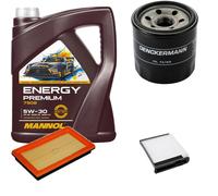 DENCKERMANN Controllo Set Energy Premium 5W-30 5L Per Nissan Tiida Schrägheck