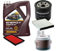 DENCKERMANN Controllo Set Energy Premium 5W-30 5L Per Nissan X-Trail 2.0 2.5
