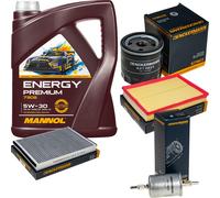 DENCKERMANN Controllo Set Energy Premium 5W-30 5L Per Opel Astra G CC 1.6