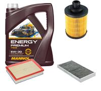 DENCKERMANN Controllo Set Energy Premium 5W-30 5L Per Opel Corsa C 1.3 CDTi
