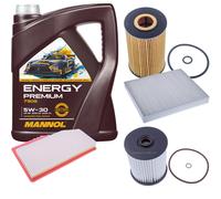 DENCKERMANN Controllo Set Energy Premium 5W-30 5L Per Opel Insignia B Caravan