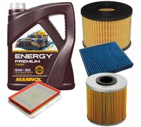 DENCKERMANN Controllo Set Energy Premium 5W-30 5L Per Opel Zafira B 1.7 CDTi