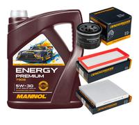 DENCKERMANN Controllo Set Energy Premium 5W-30 5L Per Smart Fortwo Cabrio 1.0