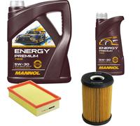 DENCKERMANN Controllo Set Energy Premium 5W-30 6L Per BMW 3er Cabriolet 318i